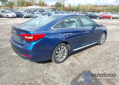 2015 Hyundai Sonata Sport из США, поврежденный, VIN 5NPE34AF1FH055964